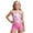 C221/Hot Pink, variant on XIYON Kids Girls 2 Piece Swimsuit Sleeveless Suspenders Tankini Top And Bottoms Comfortable Fashion Swimwear For Swimming Beach Pool,Black,11-12 Years
