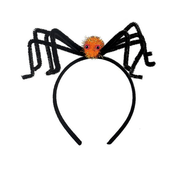 Xihbxyly Diadema de Araña para Halloween, Accesorio de Disfraz Espeluznante, Diseño Ajustable para Todas Las Edades, Ideal para Fiestas Navideñas, Cosplay y Fiestas de Disfraces, Juego de 1 Pieza.