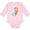 AD-Pink, variant on Inktastic Cute Little Mermaid, Orange Hair, Purple Sea Star Girls Long Sleeve Baby Bodysuit