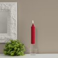 thumbnail image 2 of ROOT Unscented Grecian Collenettes Taper Candles, 7-Inch Tall, Box of 4, Red, 2 of 2