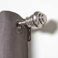 thumbnail image 3 of hometrends Bangle 3/4" Nickel Drapery Rod Set, 3 of 3