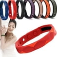 thumbnail image 2 of QQTDFG Ions Wristband Red Up Far Infrared Bracelet Anti-Static Sports Bracelets-Orange-style2, 2 of 9