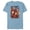 Ocean Blue, variant on Marvel Deadpool Family Battle Charge Distressed Comic Art- Short Sleeve Blended T-Shirt for Adults - Customized-Yellow