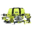 thumbnail image 1 of Kit combinado Ryobi P884 ONE+ de 18 V con 6 herramientas, 2 baterías y cargador, 1 of 9