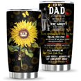 thumbnail image 1 of Gifts for Dad, Dad Gifts from Son, 20oz Dad My Hero Stainless Steel Tumbler with Lid, Dad Birthday Gift Ideas, Christmas Thanksgiving for Dad, Gifts for Dads Who want Nothing, 1 of 6