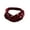 Burgundy, variant on Motique Accessories Velvet Knot Headwrap with Pearls - Burgundy