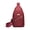 Red, variant on Blue Sling Bag For Men Women Shoulder Backpack Chest Bag Fashion Embroidery Diamond Daypack With Earphone Hole For Hiking Camping Outdoor 1Pc 0.34 Lb