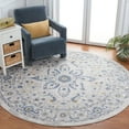 thumbnail image 2 of SAFAVIEH Palma Vince Oriental Area Rug, Beige/Light Blue, 6'7" x 6'7" Round, 2 of 8
