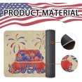 thumbnail image 4 of Fourth of July Gnomes Door Mats Non-Slip Independence Day Memorial Day Welcome Doormat Indoor Outdoor Kitchen Farmhouse Decor Burlap 17 X 30 Inch, 4 of 6