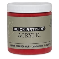 Blick Artists' Acrylic - Alizarin Crimson Hue, 8 oz jar