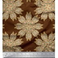thumbnail image 1 of Soimoi Rayon Crepe Fabric Mandala Decorative Decor Fabric Printed Yard 46 Inch Wide, 1 of 3