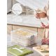 thumbnail image 2 of Organizador de bolas de masa herméticas de múltiples capas, de gran capacidad, de 1 pieza, recipiente de congelación rápida para wonton y almacenamiento de alimentos, elementos esenciales de cocina, 2 of 5