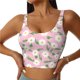 thumbnail image 1 of Balery Daisies Flowers Sujetadores deportivos con espalda cruzada para mujer, acolchados, sin costuras, de alto impacto, ideales para yoga, gimnasio, entrenamiento y fitness.-Small, 1 of 8