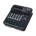 thumbnail image 4 of Professional 4-Channel DJ USB  Mixer Live Sound Controller Interface For PC Recording Video Live Streaming ,Smart Fader, 4 of 7