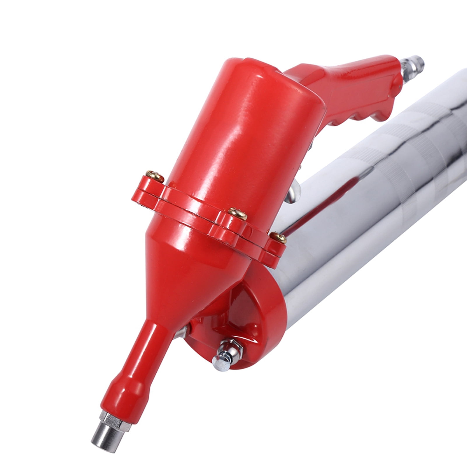 LeafyLuxe Manual Hand Pistol Grip Pneumatic Compressor Grease W Extension Set Home Tool,Air Operated Grease Gun,Home Grease Gun