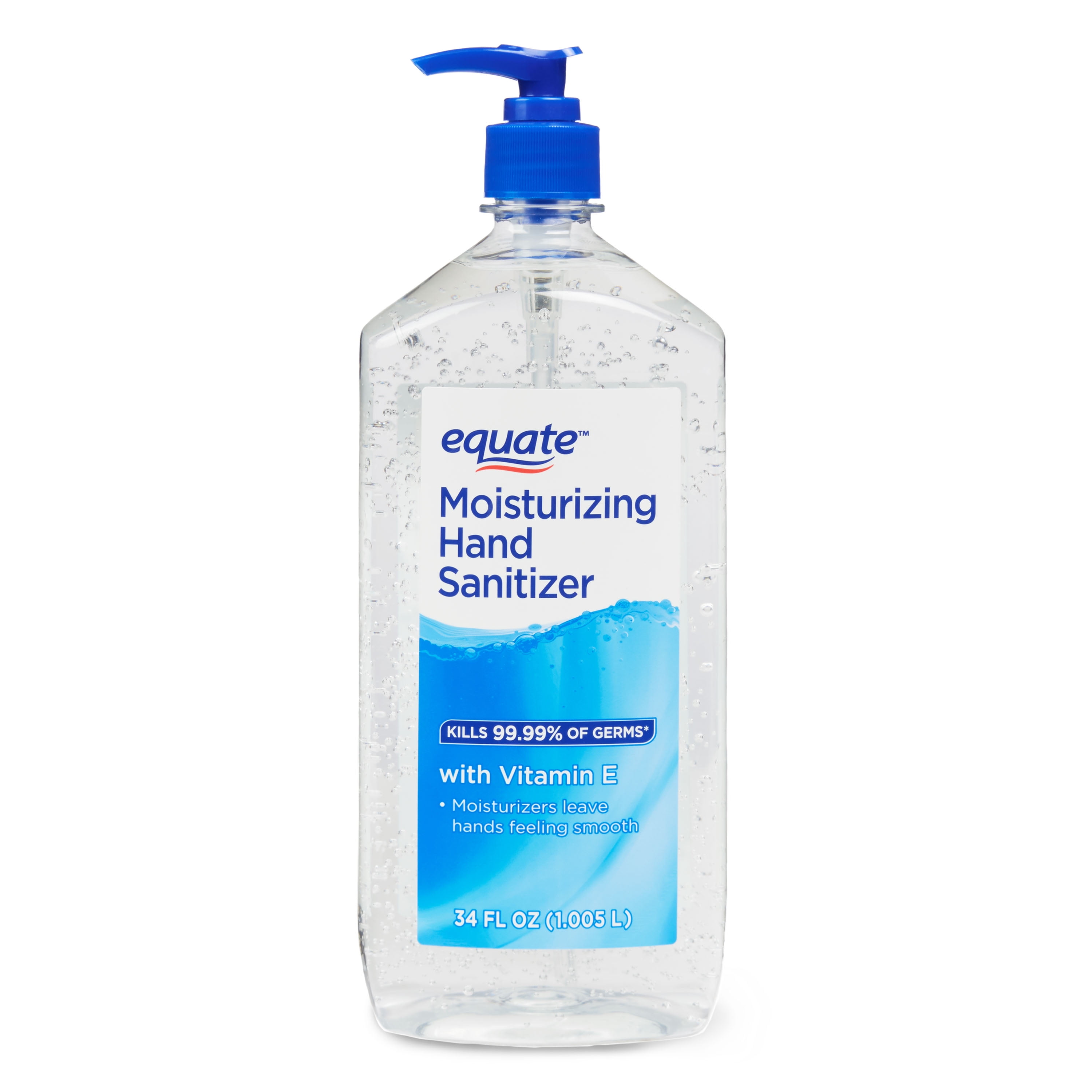 Equate Moisturizing Hand Sanitizer with Vitamin E, 34 fl oz - May ...