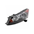 thumbnail image 2 of KarParts360 For Honda Accord 2008 09 10 11 2012 Headlight Driver Side | Clear Lens | Plastic Material | With Bulbs | Replacement For 33150TA0A01, 2 of 5