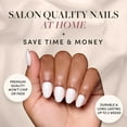 thumbnail image 2 of Pantalones cortos clásicos opacos con forma de cisne blanco de Press On Nails, 2 of 6