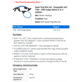 thumbnail image 2 of Spark Plug Wire Set - Compatible with 1996 - 2002 Dodge Dakota 2.5L 4-Cylinder 1997 1998 1999 2000 2001, 2 of 2