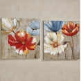 thumbnail image 2 of Joyful Garden Canvas Art Set Russet Red Set of Two 2, 2 of 5