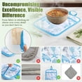 thumbnail image 5 of 2 Pcs Pot Holders with Pocket Cotton Pot Holder Oven Mitts for Kitchen Baking Cooking,A Charming Pattern Of Blue Sea Turtles, 5 of 5