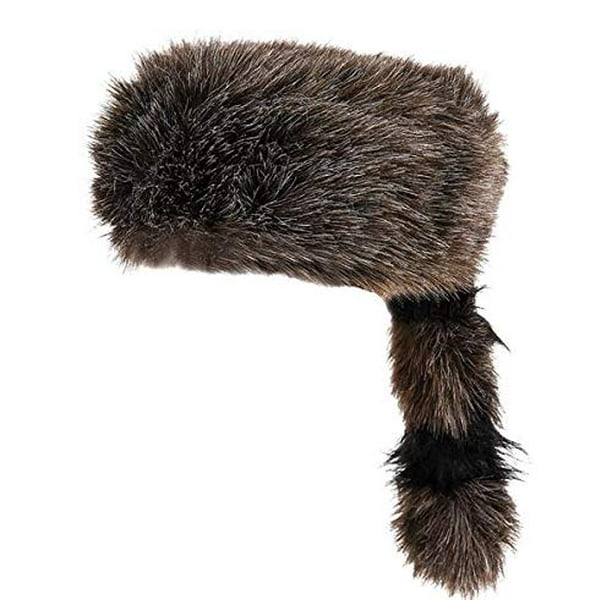 Rhode Island Novelty Faux Raccoon Tail Hat One Per Order Walmart