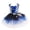 Dark Blue, variant on Gunia Girl Tutu Skirts Dress Glitter Gown With Star Moon Design Formal Wear Princess Birthday Party Kids Toddler Girls Skirt Dark Blue 6-7 Years