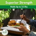 thumbnail image 2 of MOBI Ecoware Paper Plates, 100% Compostable-[10 Inch by 0.5" deep]-Heavy Duty Disposable Plate - (BPI Certified) -Eco-Friendly, Biodegradable Bagasse 10" Dinner Plates (25 Pack), 2 of 7