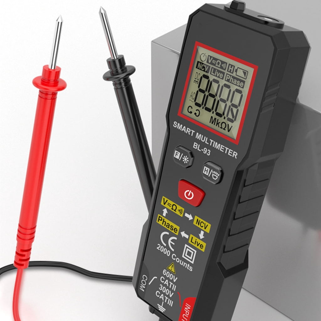 Portable Digital Multimeter Featuring Overload Protected and Low Battery Alerts