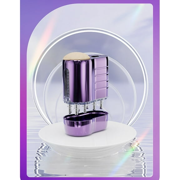 Laser Hair Growth Comb with Red Light Mode, Scalp Massager Comb for Hair Growth, Hair Growth in Women and Men, Deep Cleansing and Stress Relaxation (Purple)