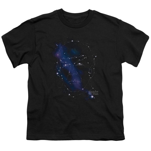 Star Trek - Spock Constellations - Youth Short Sleeve Shirt - Medium