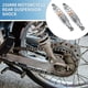 thumbnail image 2 of Motorcycle Rear Suspension Shock Durable Adjusting 250mm for 50cc 70cc 90cc 125c Most Motorcycles ATV Mopeds Metal Chrome Silver Tone 1 Pair, 2 of 6