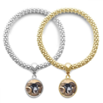 thumbnail image 1 of Image M Animal Lover Bracelet Pendentif Bijoux Chaîne de Couple, 1 of 3
