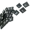 thumbnail image 4 of transparent white Silkscreen Letters And Number On Black Wooden Block Crafting Accessory, 4 of 7