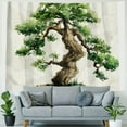 thumbnail image 4 of Orinice Bonsai Tree Tapestry Wall Hanging Unique Style for Home Decor - Graphic Tapestries for Living Room Bedroom Dorm - Artistic Wall Art Tapestry 40x30inch, 4 of 6