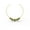Gold Vermeil, variant on 8.82 Ctw Round Shape Green Peridot 925 Sterling Silver Rose Vermeil Women Valentines Day Gifts Necklace