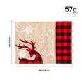 thumbnail image 1 of facefd Xmas Table Insulation Mat Pattern Cup Coaster Cloth Anti-Scalding Plate Mug Bowl Pad Party Home Room Decoration Supplies, 1 of 5