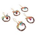 thumbnail image 4 of Swing Chewing Toys, 5pcs Colorful Teeth Grinding Hand Crafted Multipurpose  Bell Ring Stand  For  For Hamster, 4 of 8