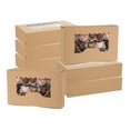 thumbnail image 1 of Uxcell 8.5 x 5.3 x 2" Kraft Window Boxes, 30 Pack Homemade Treat Boxes, 1 of 7