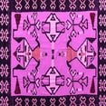 thumbnail image 1 of Ahgly Company Indoor Square Abstract Pink Modern Area Rugs, 8' Square, 1 of 4
