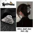 thumbnail image 4 of Metal Skull Hand Hair Clip, 1Pc Hair Claw Clip for Thin Hair Punk & Y2K-Style, 4 of 7