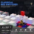 thumbnail image 2 of Teclado Redragon K552 Interruptor mecánico rojo de 87 teclas RGB, 2 of 8