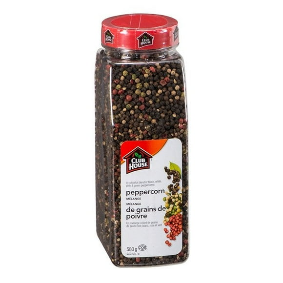 Clubhouse Melange Peppercorns, Spice | 580G/Unit, 12 Units/Case