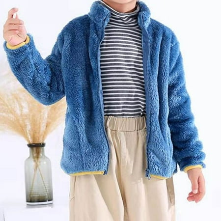 

aoksee toddler jacket Clearance Toddler Kids Baby Gril Boy Cute Ear Buttons Solid Thick Coat Warm Outwear Coats gift for Baby Boys Girls Winter