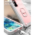 thumbnail image 5 of Allytech Case for Samsung Galaxy S20FE 5G 6.5 inch, Three Layer Hybrid Hard PC Soft TPU Rubber Shockproof Kickstand Heavy Duty Case for Galaxy S20 FE 5G 2020 Release(6.5"), Gray + Rosegold, 5 of 5
