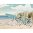 thumbnail image 2 of Wiens, James 14x12 White Modern Wood Framed Museum Art Print Titled - Beach Cruiser II Crop, 2 of 4