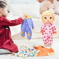 thumbnail image 4 of ZITA ELEMENT 4 Sets Alive Baby Doll Clothes for 10-12 Inch baby dolls, 12" Baby Doll Clothes Accessories Fit for 10/11/12 Inch, 4 of 8