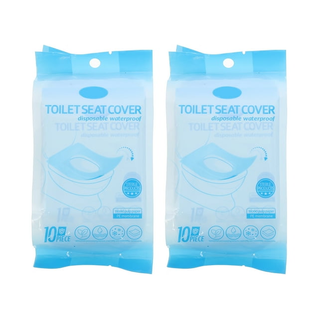 unbranded 20Ud Impermeable Para Asiento De Inodoro De Papel Pulpa Transparente