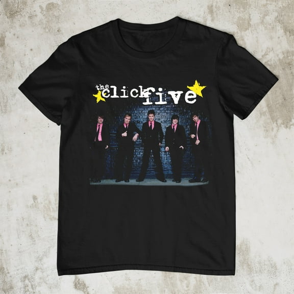 The Click Five - Catch Your Wave Short Sleeve Black All Size T-Shirt OB325