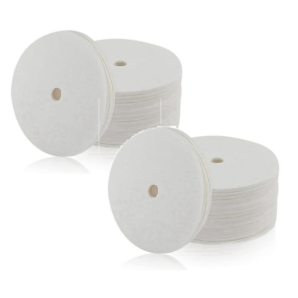 200pcs Round Coffee Filters, Natural Unbleached Disposable Coffee Filter Disc Coffee Filters, Coffee Filters Paper Disc Coffee Filters Coffee Filter